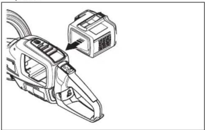 HUSQVARNA 520iHD70 - Pour fixer la batterie au produit - 2