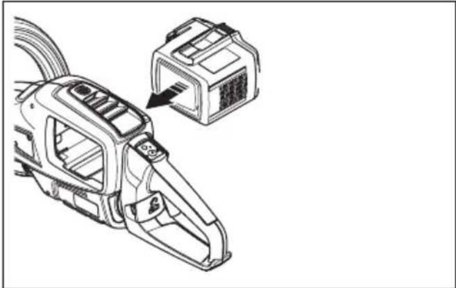 HUSQVARNA 520iHD70 - De accu aansluiten op het product - 2