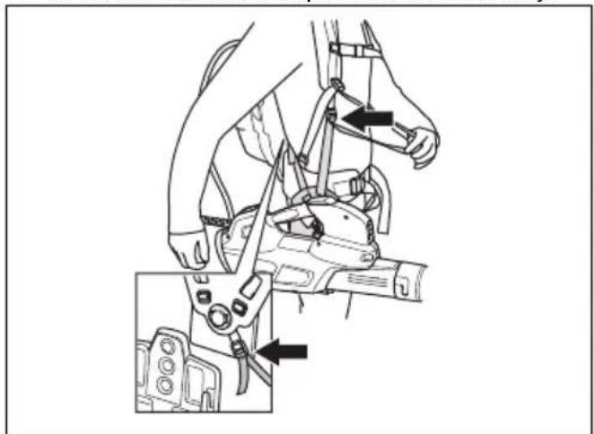 HUSQVARNA 320iB - Namestitev cevi na izdelek - 3