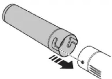 HUSQVARNA 320iB - Pour assembler le tube sur le produit - 1
