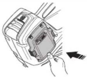 HUSQVARNA 320iB - Per collegare la batteria al prodotto. - 3
