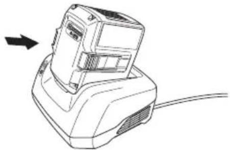 HUSQVARNA 320iB - Pour charger la batterie - 1