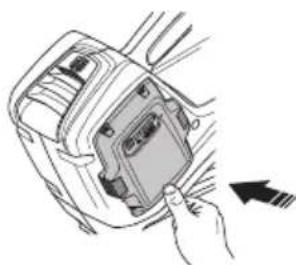 HUSQVARNA 320iB - Pour fixer la batterie au produit - 3