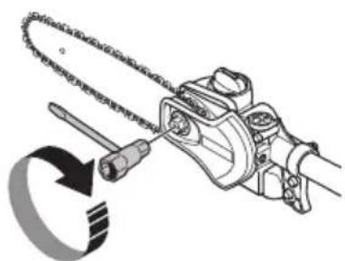 HUSQVARNA 530iPX - De ketting spannen - 4