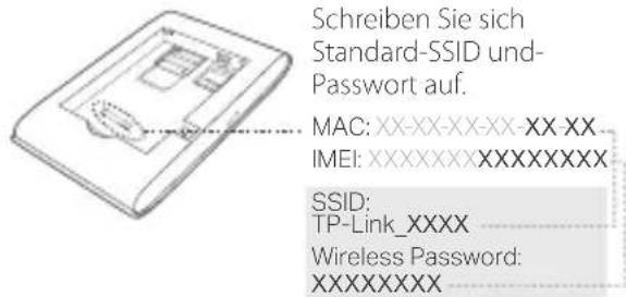 TP-LINK M7200 - Einsetzen der SIM-Karte und des Akkus - 2