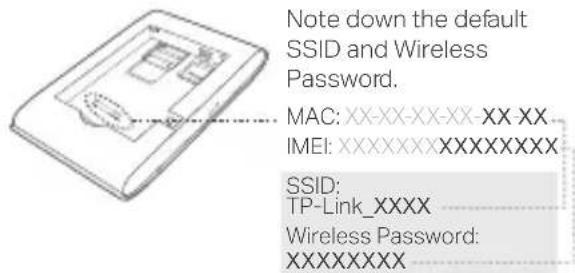 TP-LINK M7200 - Install the SIM Card and Battery - 2