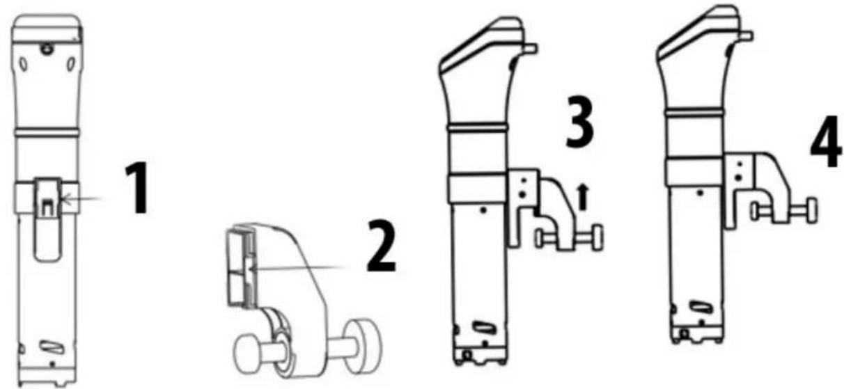 CASO SV 1200 Smart - Zusammenbau der Klemme - 1