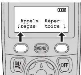 PANASONIC KXTG5632 - Touches de fonction du combiné - 1