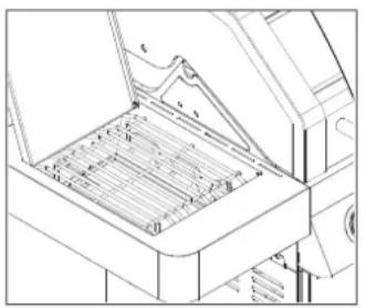 Rösle BBQ Kitchen Videro G4SK - Utilisation / mise en service de la Primezone dans la table latérale - 1