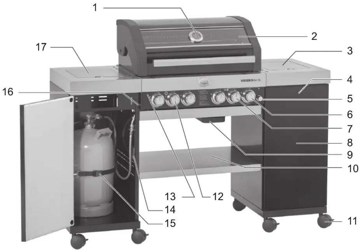 Rösle BBQ Kitchen Videro G4SK - The Videro G4-SL in detail - 1