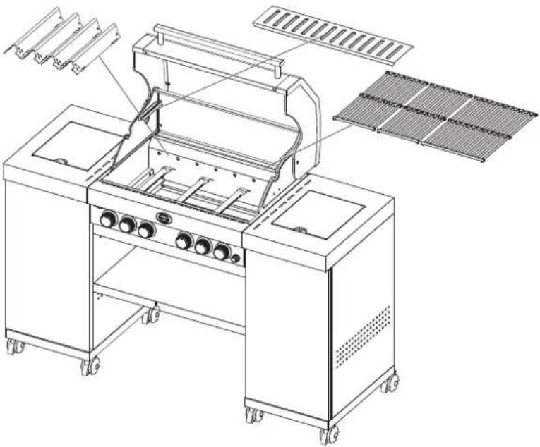Rösle BBQ Kitchen Videro G4SK - Direktes Grillen mit geschlossen Deckel - 1