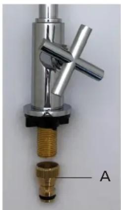 Rösle BBQ Kitchen Videro G4SK - Starting up the water tap - 1