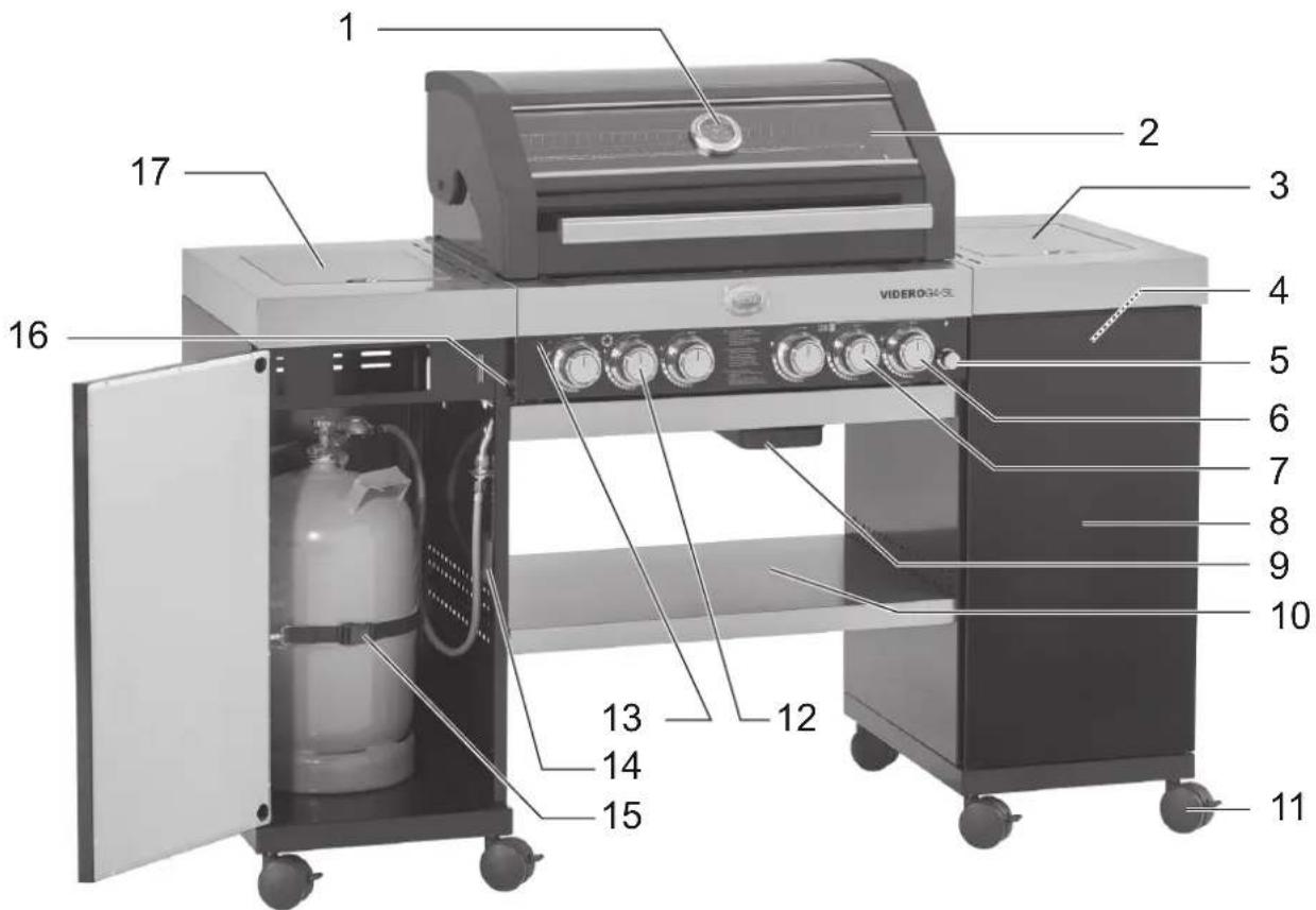 Rösle BBQ Kitchen Videro G4SK - Le Videro G4-SL en détaill - 1