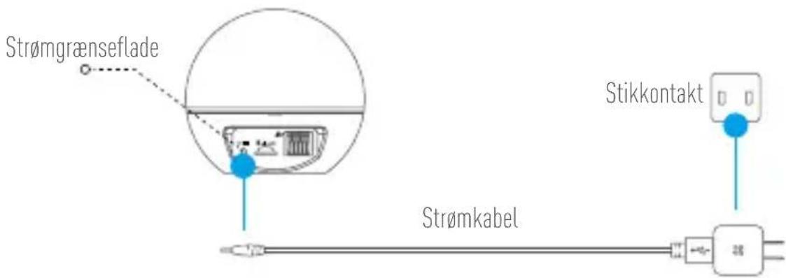 EZVIZ C6TC - Trin 1 Tænd for strømmen - 1