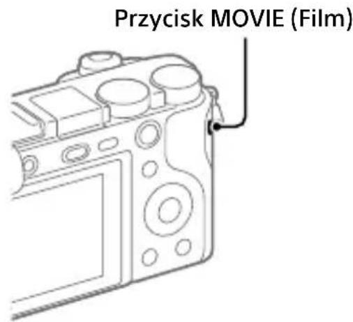 SONY ILCE6100L - Ponowne naciśnięcie przycisku MOVIE kończy operację nagrywania. - 1