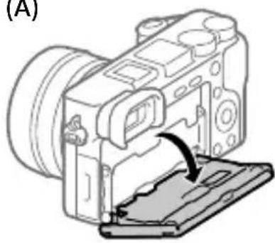SONY ILCE6100L - Cambiamento di angolazione del monitor - 1