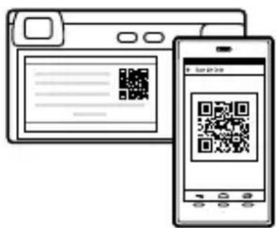 SONY ILCE6100L - Anslut kameran till smartphonen med hjälp av QR-koden (QR Code). - 1