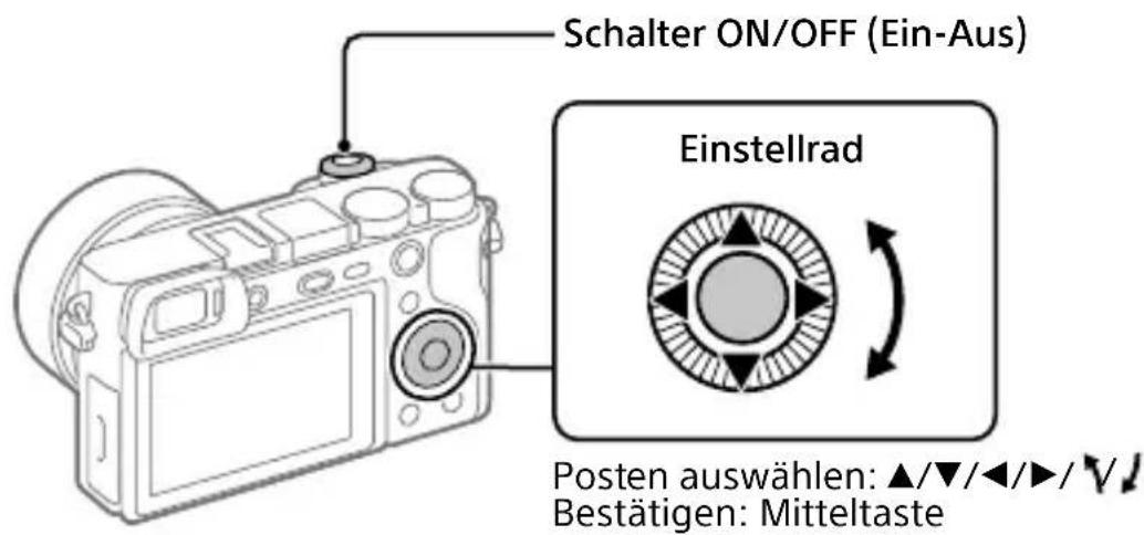 SONY ILCE6100L - Einstellen der Sprache und der Uhr - 1