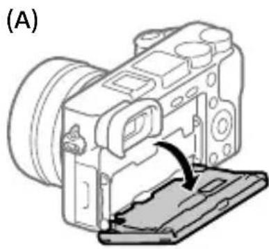 SONY ILCE6100L - Changing the monitor angle - 1