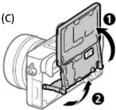 SONY ILCE6100L - Changing the monitor angle - 3