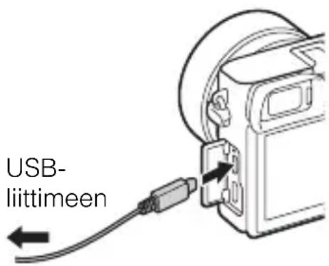 SONY ILCE6000L - Lataus tietokoneeseen liittamalla - 1