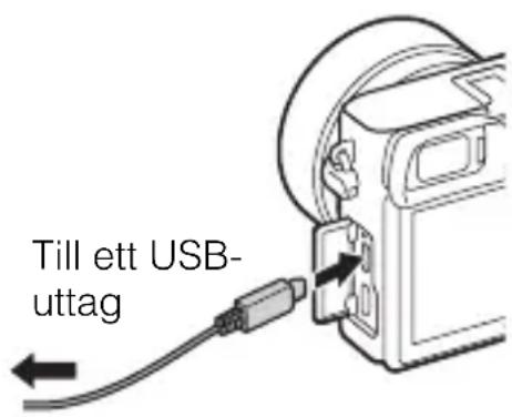 SONY ILCE6000L - Uppladdning genom att ansluta kameran till en dator - 1
