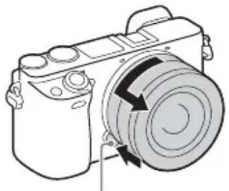 SONY ILCE6000L - Rimozione dell'obiettivo - 1