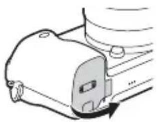 SONY ILCE6000L - Einsetzen einer Speicherkarte (getrennt erhältlich) - 1