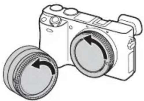 SONY ILCE6000L - Attaching/removing the lens - 1