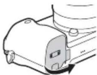 SONY ILCE6000L - Inserção de um cartão de memória (vendido separadamente) - 1