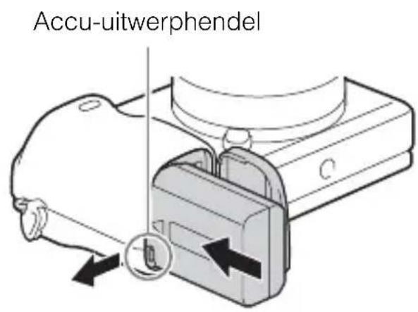 SONY ILCE6000L - De accu plaatsen - 2
