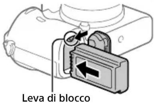 SONY ILCE7M3K - Punto 1: Inserimento del pacco batteria nella fotocamera - 2