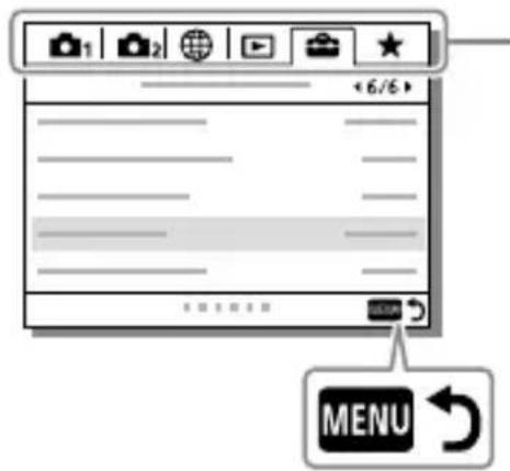 SONY ILCE7M3K - Using MENU items - 2
