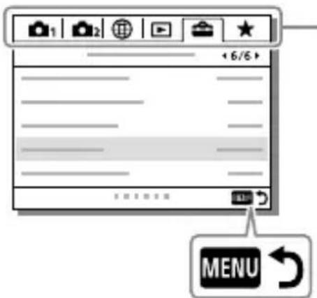 SONY ILCE7M3K - Korzystanie z opcji MENU - 2