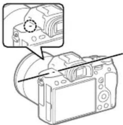 SONY ILCE7M3K - Segno della posizione del sensore dell'immagine - 1