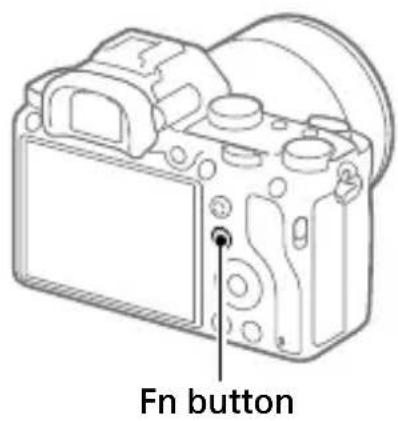 SONY ILCE7M3K - Using the Fn (Function) button - 1