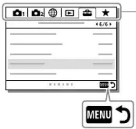 SONY ILCE7M3K - Verwendung von MENU-Posten - 2