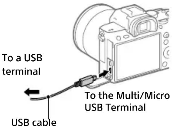 SONY ILCE7M3K - Connecting to a computer - 1