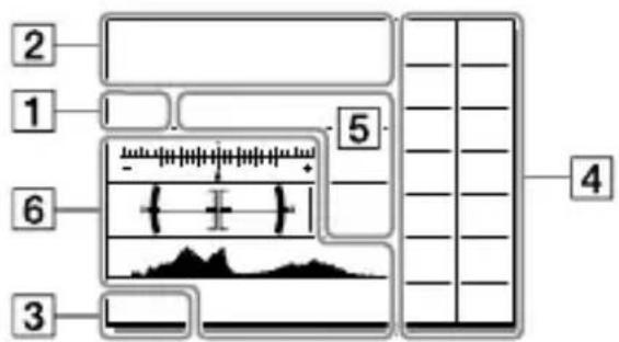 SONY ILCE7M3K - Icons on the shooting screen - 2