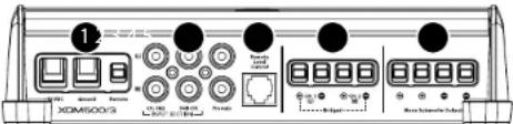 JL Audio XD5003v2 - CONNEXIONS - 1