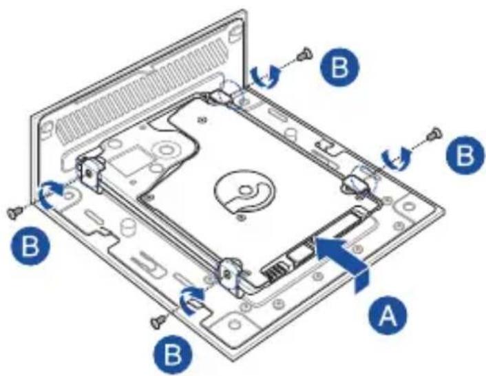 ASUS PN62 - Installing 2.5" HDD or SSD - 1