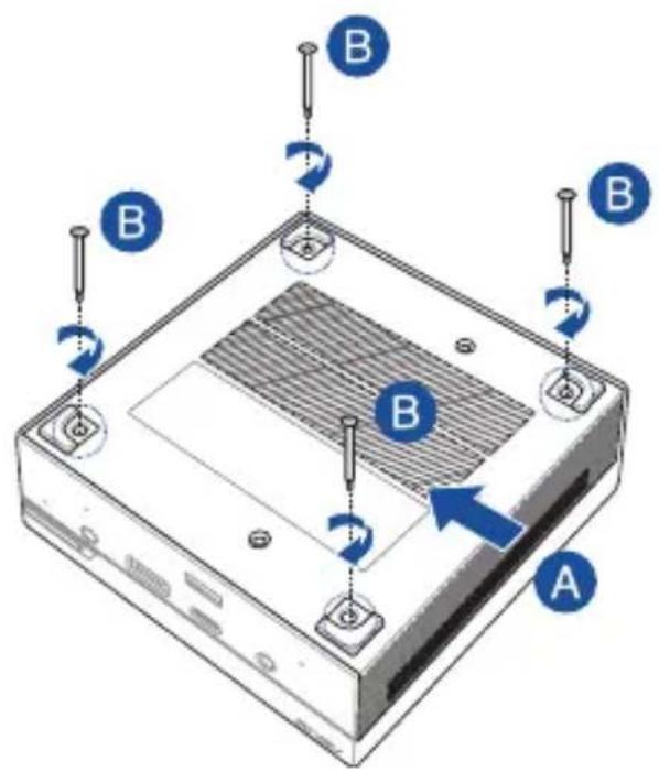 ASUS PN62 - Replacing the bottom cover - 1
