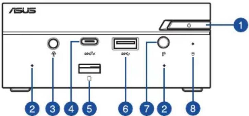 ASUS PN62 - Vue avant - 1