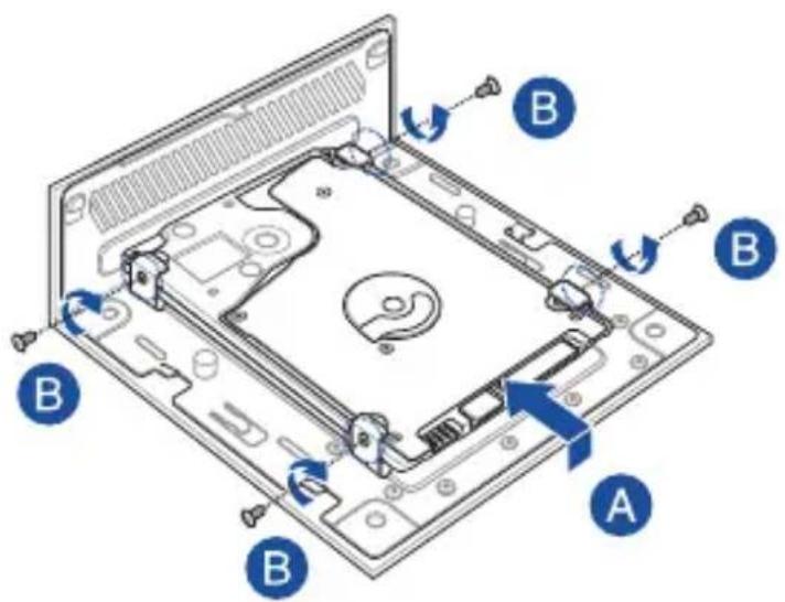 ASUS PN62 - Installer un disque dur ou lecteur SSD 2,5" - 1