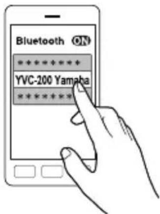 YAMAHA YVC200 - Aparear el producto con el teléfono inteligente. - 1