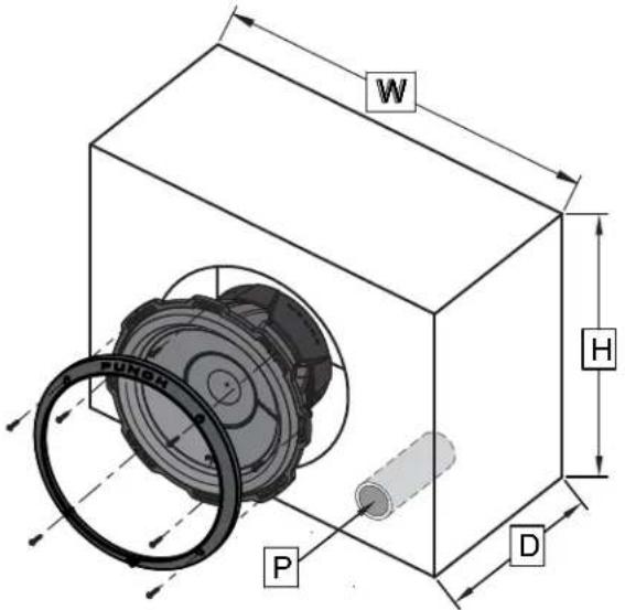 Rockford Fosgate Punch P3D415 - VENTED ENCLOSURES - 1