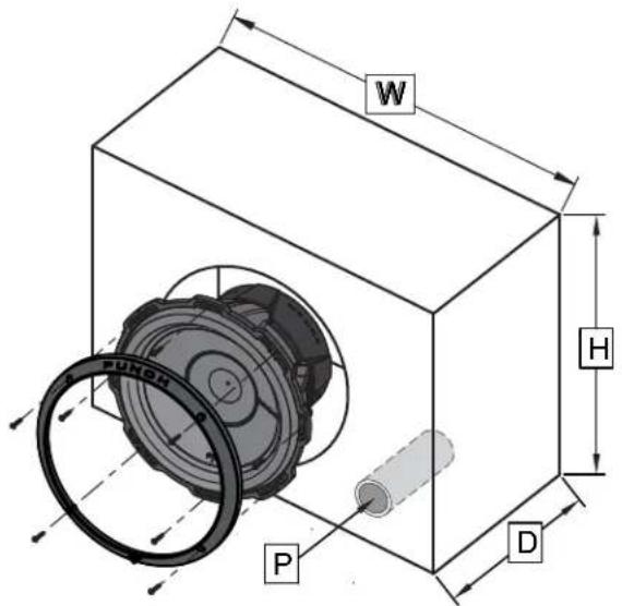 Rockford Fosgate Punch P3D412 - VENTED ENCLOSURES - 1