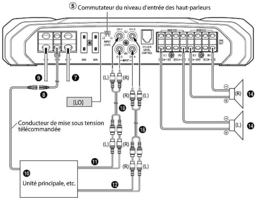 ALPINE RA60F - Système à 2 haut-parleurs (connexions pontées) - 1