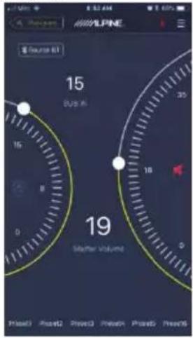 ALPINE PWDX5 - Ajusted volume - 1