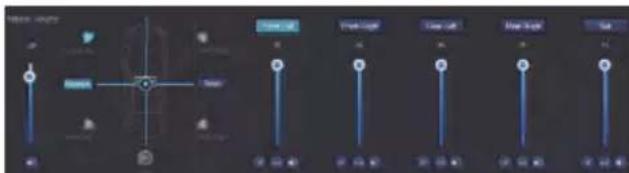 ALPINE PWDX5 - Regolazione del volume master - 2